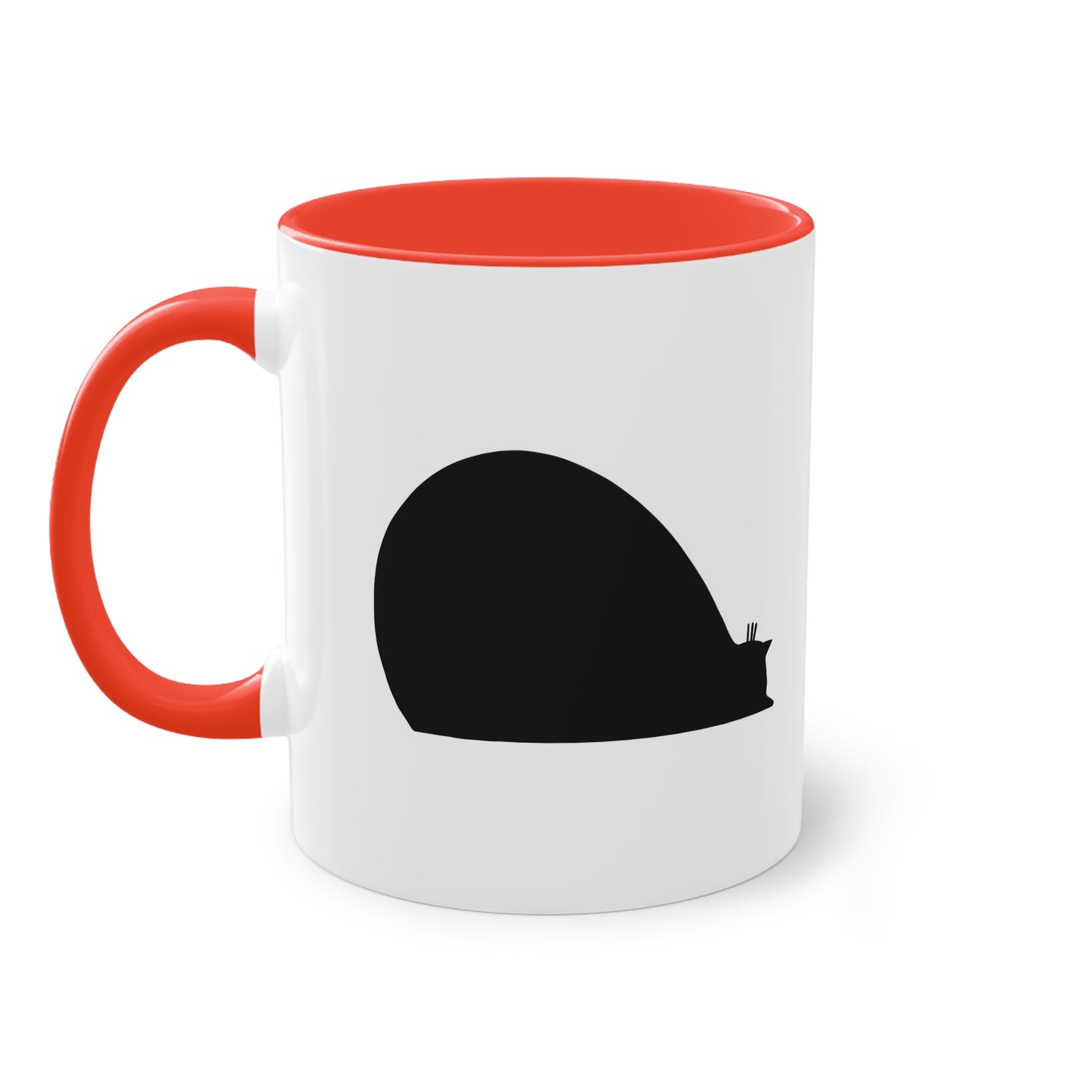 Mug - Funny Sleeping Black Cat 'When in Doubt, Take a Nap"