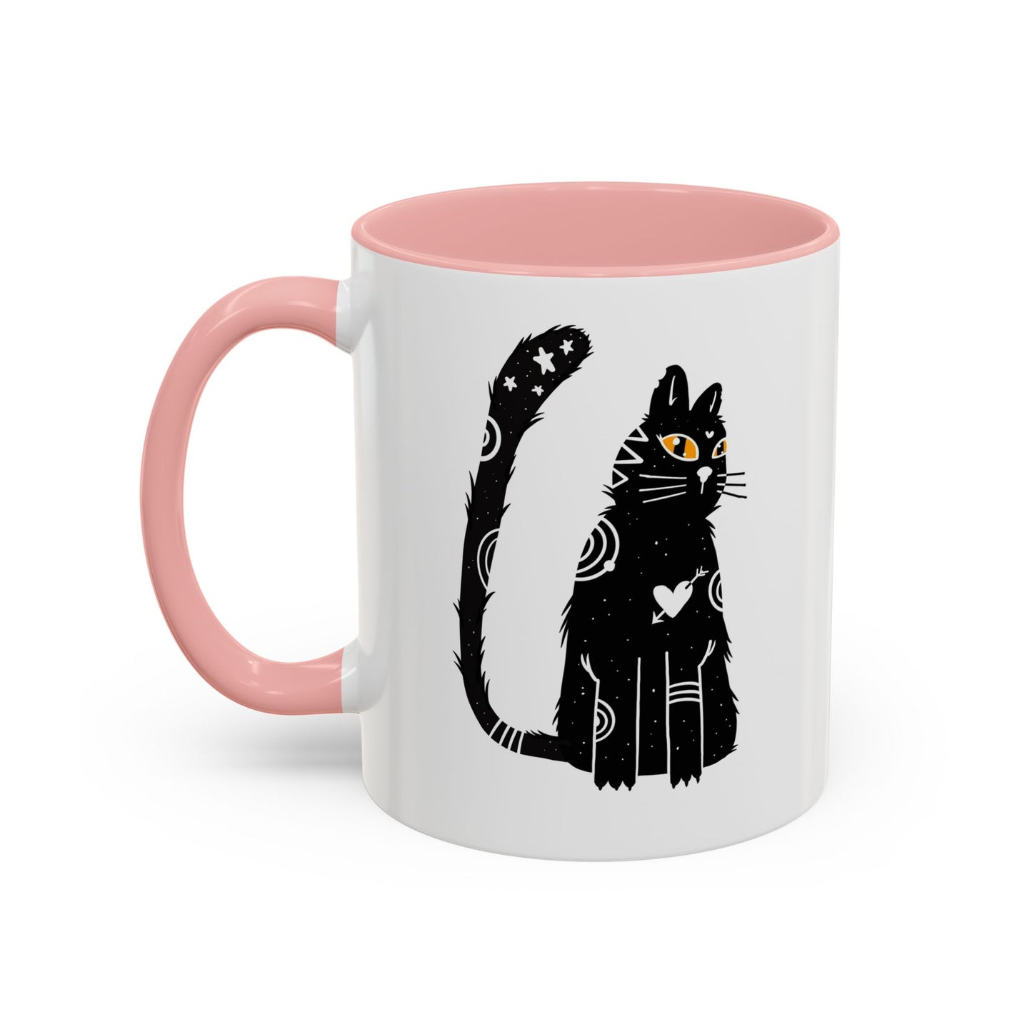 Mug Cat Quote Black Cosmic Cat 11oz