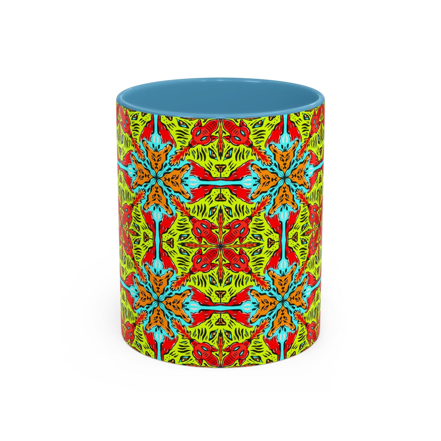 Mug, Cat Themed Dynamik Colors Coffee Mug (11, 15oz)