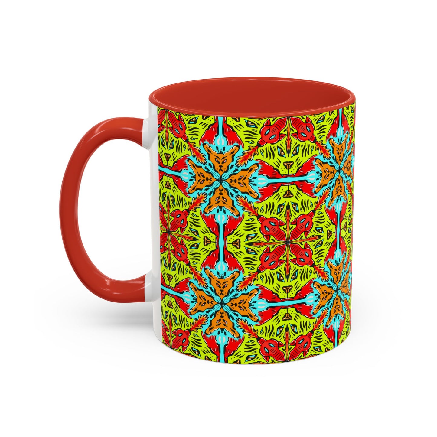Mug, Cat Themed Dynamik Colors Coffee Mug (11, 15oz)