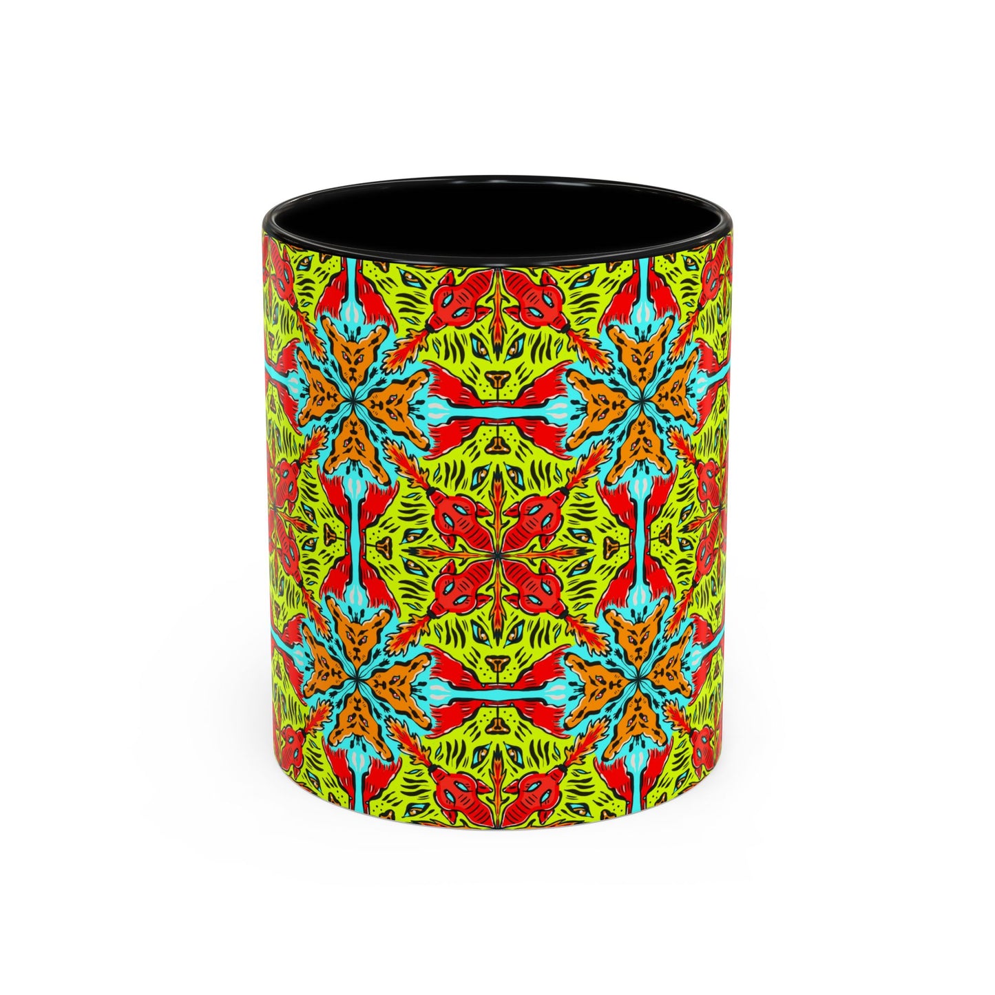 Mug, Cat Themed Dynamik Colors Coffee Mug (11, 15oz)