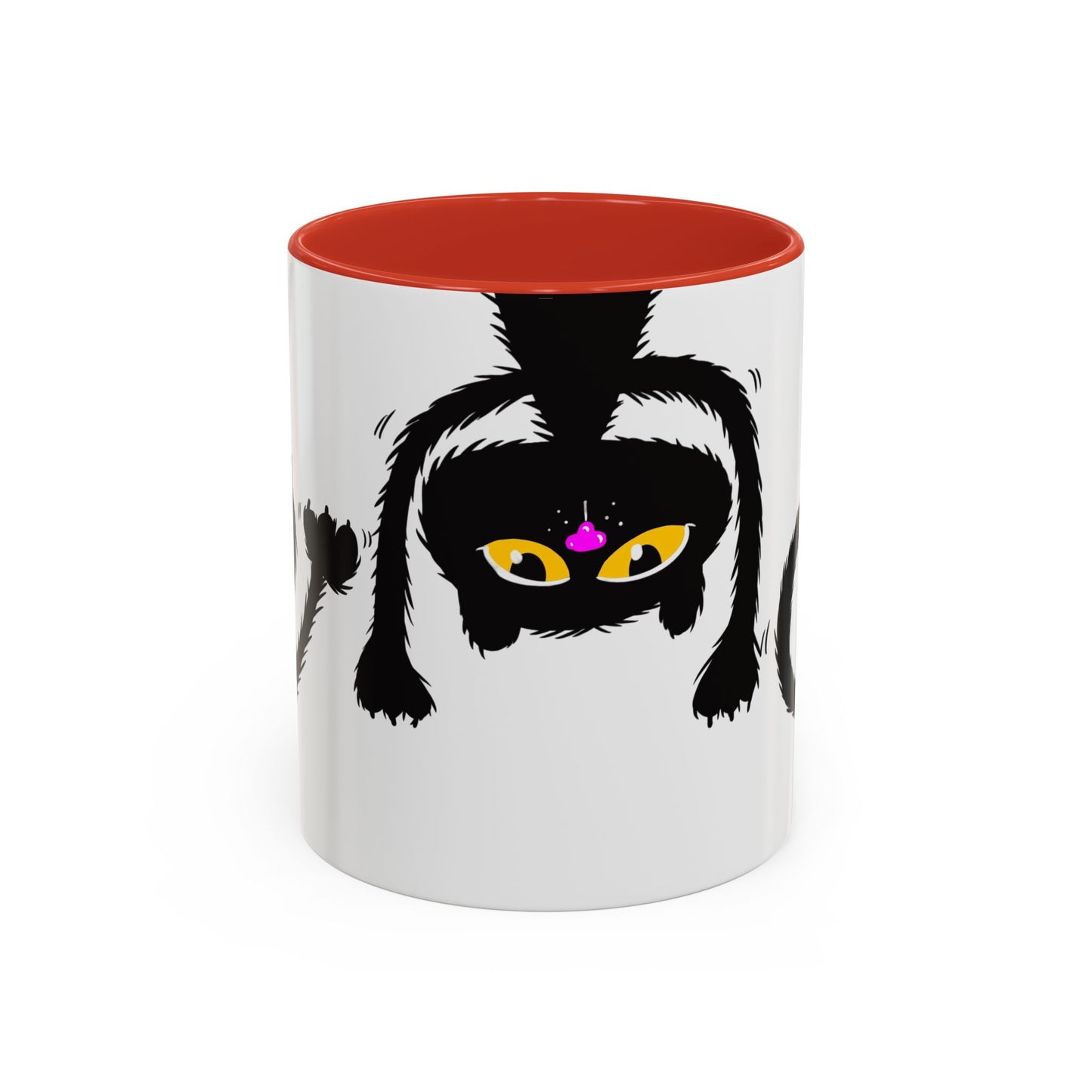 Coffee Mug - Three Black Cats Comic Style Design