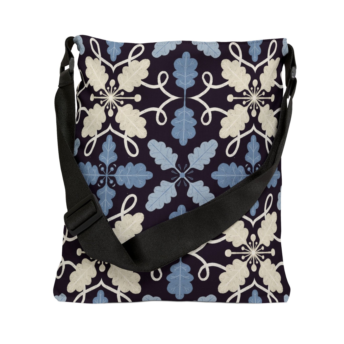Tote Bag - Calm Scandinavian Oak Leaves Design