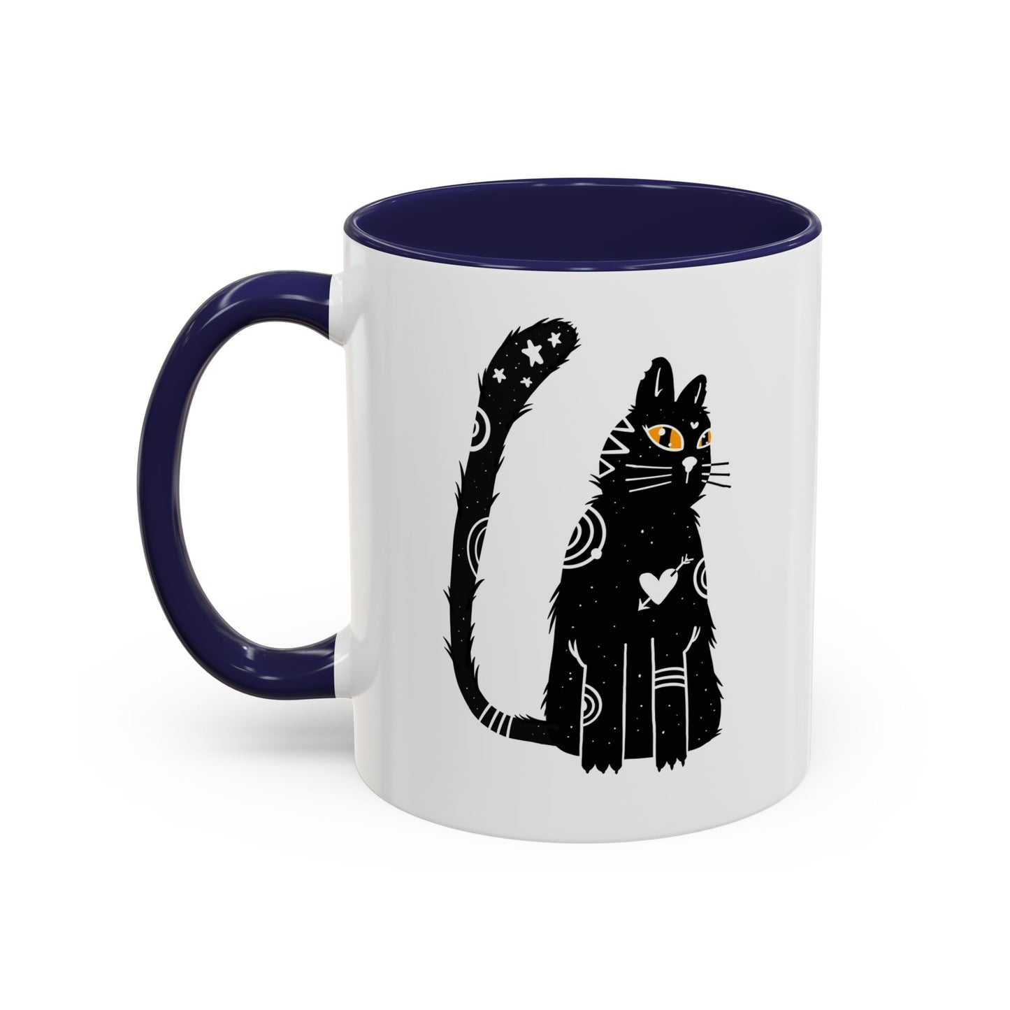 Mug Cat Quote Black Cosmic Cat 11oz