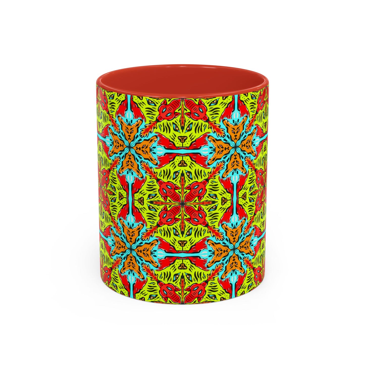 Mug, Cat Themed Dynamik Colors Coffee Mug (11, 15oz)