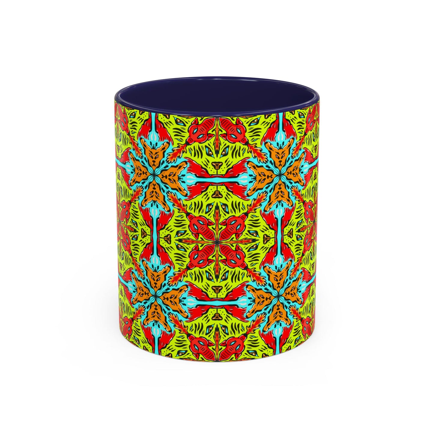 Mug, Cat Themed Dynamik Colors Coffee Mug (11, 15oz)