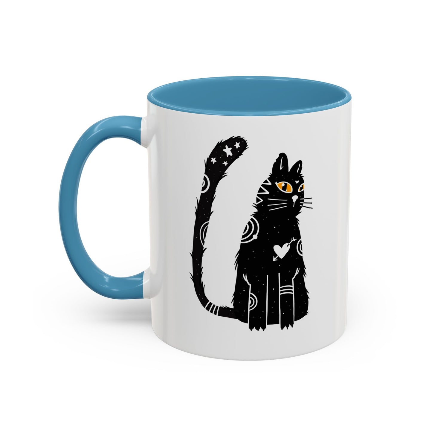 Mug Cat Quote Black Cosmic Cat 11oz