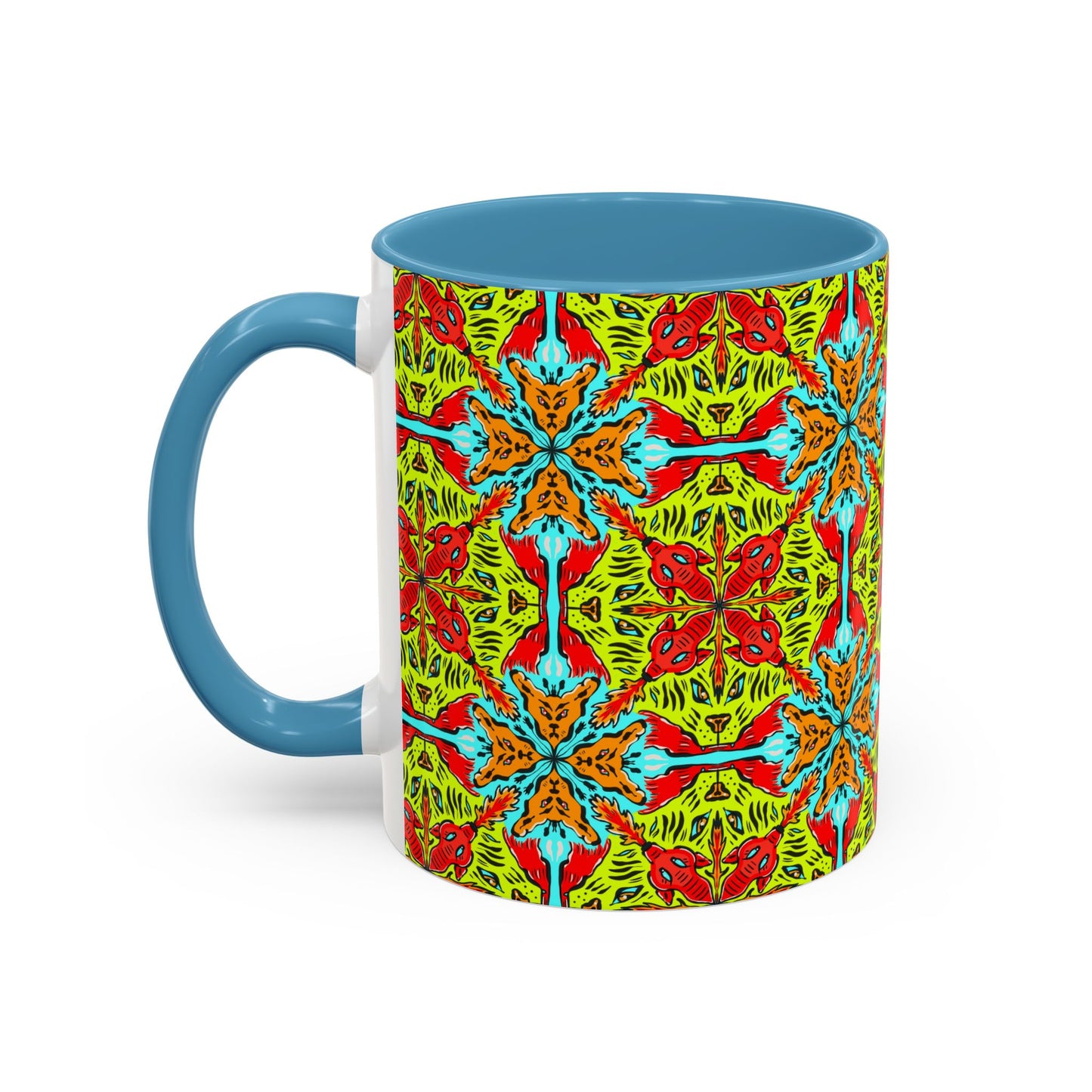 Mug, Cat Themed Dynamik Colors Coffee Mug (11, 15oz)